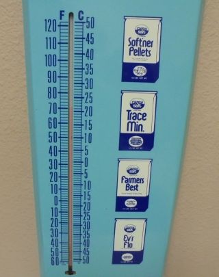 Vintage Carey Salt Advertising Thermometer Available Here Farmers Best Trace Min 3