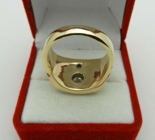 Vintage 14K Yellow Gold Blue Lodge Masonic 0.  65 ct Diamond Ring 16.  1g size 11.  25 3
