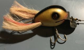 Vintage Creek Chub Western Auto Baby Dingbat Fishing Lure " Tough  Rare "