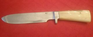 Collector Vintage Hand Forged Alaskan Knife By F.  Boyd Of San Francisco