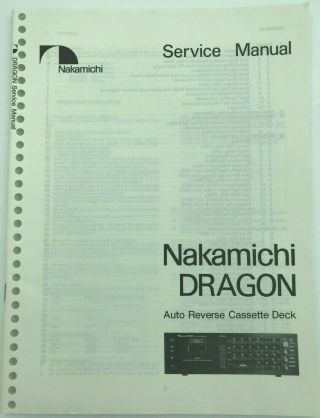 Nakamichi Dragon Cassette Tape Deck - HiFi Analog Vintage - Owner 5
