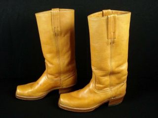 Vintage FRYE Boho Campus Riding Boots 8 D Women ' s 10 Double Leather Sole 4