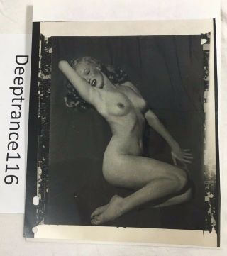 Marilyn Monroe Golden Dreams Photo Positive For Calendar Extremely Rare