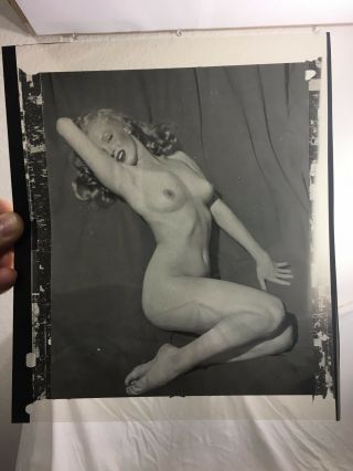 Marilyn Monroe Golden Dreams Photo Positive for Calendar Extremely Rare 2