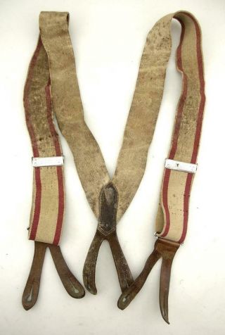 Ww2 Wwii Era German Army Trousers Pants Suspenders Braces 2