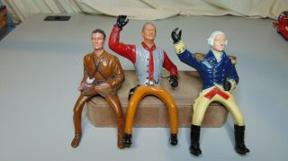 Two Hartland Plastics Inc George Washington And One Not Marked Figures