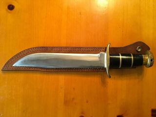 Knife,  Vintage John Nelson Cooper Custom Handmade Bowie/Hunter Pre 1965 12