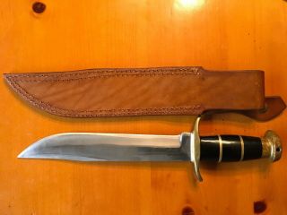 Knife,  Vintage John Nelson Cooper Custom Handmade Bowie/Hunter Pre 1965 2