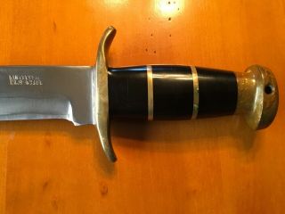Knife,  Vintage John Nelson Cooper Custom Handmade Bowie/Hunter Pre 1965 4