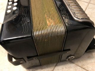 Vintage Hohner Corona II three row button accordion or Project only 4