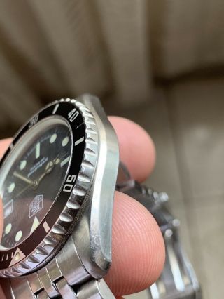 Vintage 1980’s TAG HEUER 1000 Pro 980.  013B Submariner.  A, 5