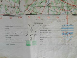 WW2 US Army D - Day Normandy Invasion Map of France Isigny and English Channel 7