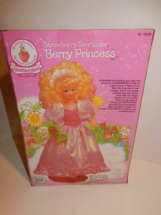 Vintage BERRY PRINCESS KENNER TOY 1985 STRAWBERRY SHORTCAKE MIB VHTF 6