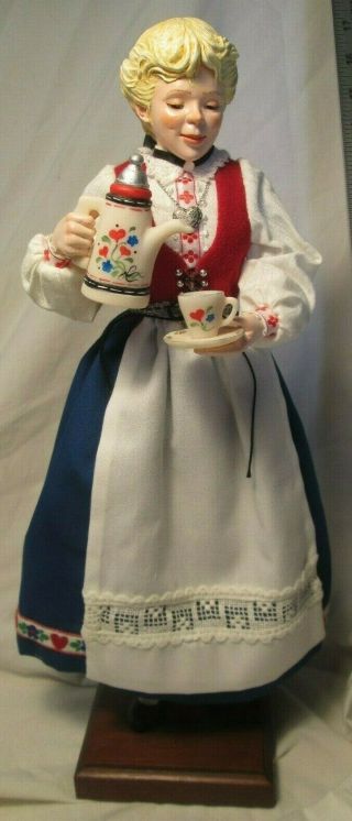 Vtg 1997 Simpich Character Dolls Sigrid Scandinavian Family Coffee 70/800 Nr