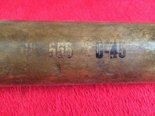 WW2 WWII Navy 40mm MK2 1945 Brass Shell Casing 2