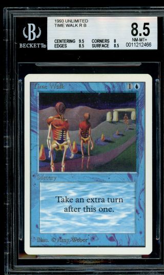 Time Walk - Unlimited,  Bgs 8.  5 Nm - Mt, .  Mtg (pop 1 Of 45)