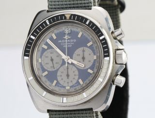 MOVADO Datron HS 360 Sub - Sea Chronograph Ref 019M535 1960`s Rare Wristwatch 6