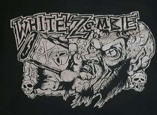 Vintage Rare White Zombie 90s Tour T - Shirt Xl Rock Heavy Metal Die F 