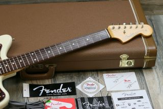 Fender American Vintage Jazzmaster ’62 Reissue Olympic White,  OHSC 3