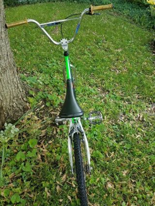 VINTAGE GREEN SILVER AUBURN CR - 20RX 1994 OWNER BMX FREESTYLE RACING 8
