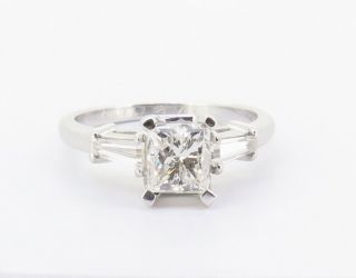 . Vintage 1.  30ct Diamond & Platinum Ladies Dress Ring Size K Val $11520