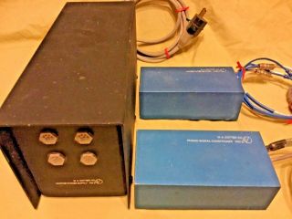 Vintage M A Cotter Co Master Power Supply Pw 2,  Noise Filter Buffer,  Phono Sig.