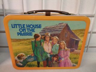 VINTAGE 1978 LITTLE HOUSE ON THE PRAIRIE METAL LUNCHBOX COMPLETE W/ THERMOS 3