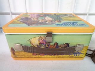VINTAGE 1978 LITTLE HOUSE ON THE PRAIRIE METAL LUNCHBOX COMPLETE W/ THERMOS 7