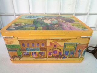 VINTAGE 1978 LITTLE HOUSE ON THE PRAIRIE METAL LUNCHBOX COMPLETE W/ THERMOS 8