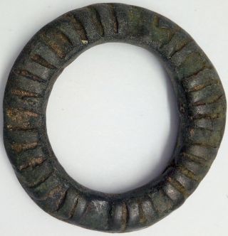 Bronze Weight / Ring / Amulet / Pendant / Coin 23,  86gr.  500 - 1000ad.  Viking