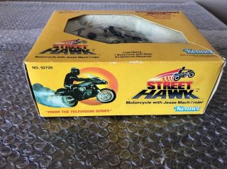 Rare Vintage 1984 Kenner Streethawk Friction Motorcycle MIB Airwolf Knight Rider 8