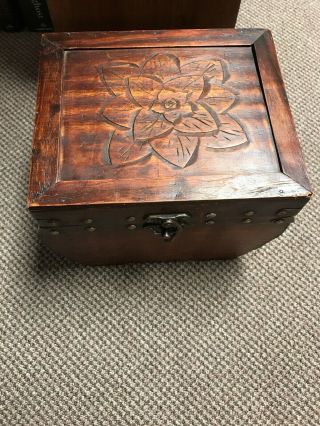 Vintage Style Wooden Box Chest