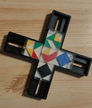 Ultra Rare Vintage Twisty Puzzle Zauberkreuz / Magic Cross