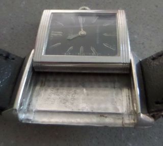 VINTAGE ANTIQUE OLD JAGER LECOULTRE REVERSO UNI PLAN STANDARD ASTRUA TORINO 10