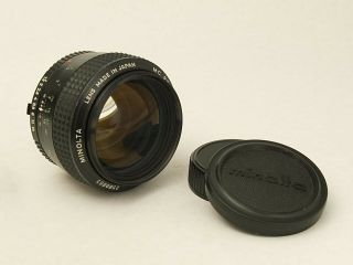 Fast Vintage Minolta Mc Rokkor - Pg 58mm F1.  2 Lens For Md Mount; See Test Pic