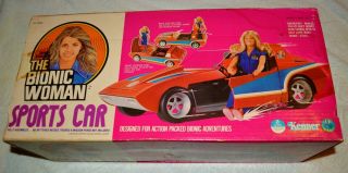 1970s The Bionic Woman Kenner Sports Car Mib Vintage Series 1975