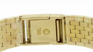 Ladies 1960s Vintage Rolex Precision Solid 18k Yellow Gold Square Watch 2157 6