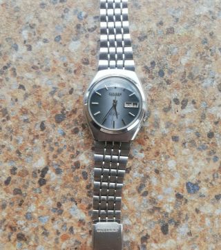 Vintage Citizen Leopard 24 Jewels 7700 Automatic 28800 BPH December 1973 Kanji 8