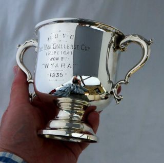 Sterling Silver Sailing Trophy.  Royal Ulster Yacht Club Bangor Northern Ireland