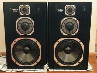 Vintage Yamaha NS - 1000x Studio Monitors Floor Standing Speaker 2