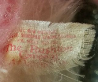Vintage Rushton 17.  5” Pink Rubber Face Happy Bear RARE 10