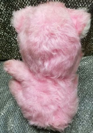 Vintage Rushton 17.  5” Pink Rubber Face Happy Bear RARE 7