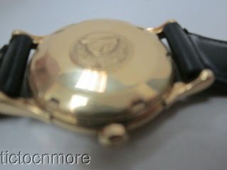 VINTAGE 18K GOLD OMEGA AUTOMATIC CHRONOMETER CONSTELLATION WRIST WATCH MENS 10