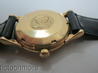 VINTAGE 18K GOLD OMEGA AUTOMATIC CHRONOMETER CONSTELLATION WRIST WATCH MENS 11