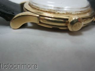 VINTAGE 18K GOLD OMEGA AUTOMATIC CHRONOMETER CONSTELLATION WRIST WATCH MENS 12