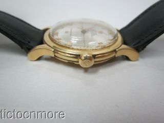 VINTAGE 18K GOLD OMEGA AUTOMATIC CHRONOMETER CONSTELLATION WRIST WATCH MENS 5