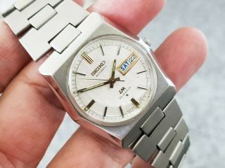 & Rare Vintage Seiko Lm Lord Matic 5606 - 6070 Automatic Hack Gents.