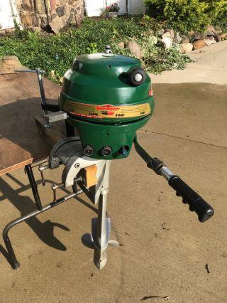 vintage Scott - Atwater outboard motor 7