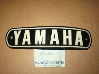 Yamaha Nos Vintage - Rt.  Fuel Tank Emblem 2 - Ds7 - R5 - 278 - 24162 - 60