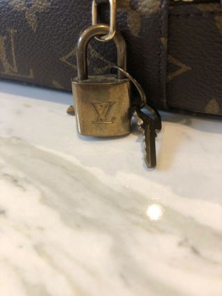 Auth Louis Vuitton Monogram Poche Monte Carlo Jewelry Case Vintage 9B130910Y 2